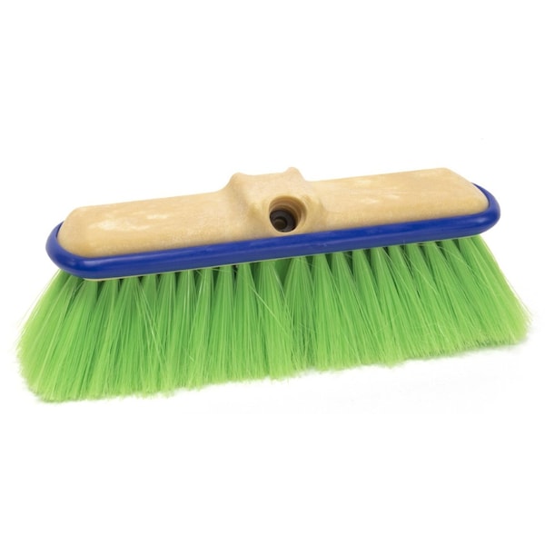 Wash Brush, 9 in Synthetic Block, Vinyl Bumper, 12PK